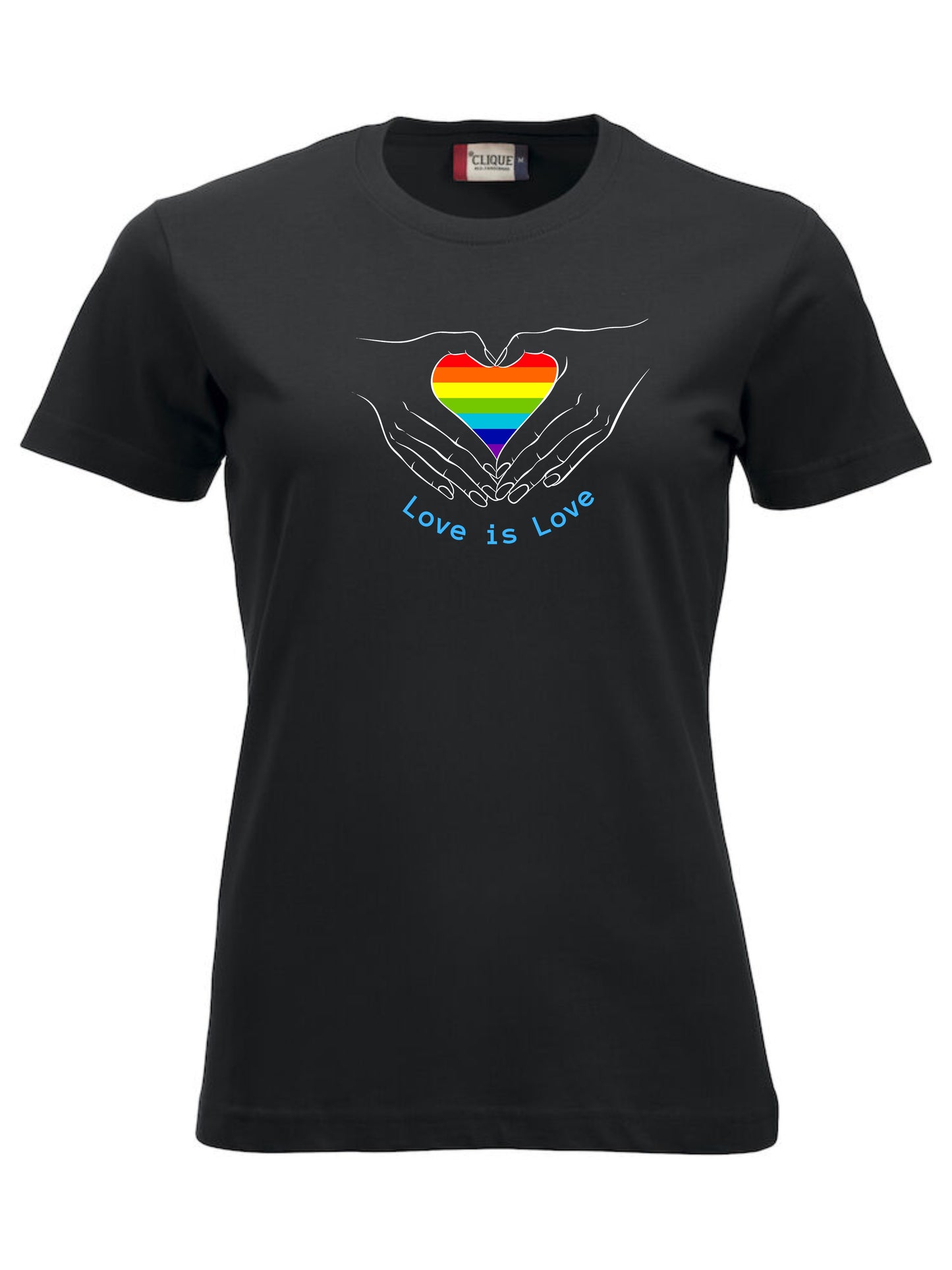 LOVE IS LOVE  - T-SKJORTE - dame